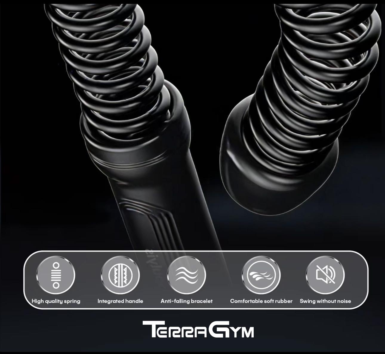 TerraGym Unisex Wireless Resistance Band Trainer Ideal for HIIT workouts, these weighted resistance bands provide full-body training. The perfect home fitness equipment for enthusiasts, featuring silent operation to avoid disturbing others.