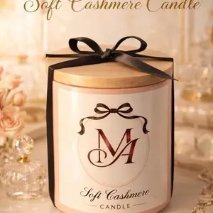 Soft Cashmere Candle – Luxe Aroma Co. Decor