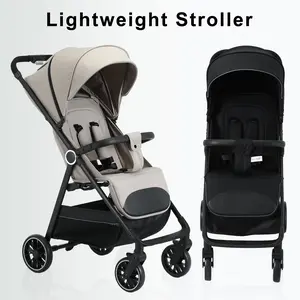 2-in-1 Baby stroller, lightweight and easy to fold,lightweight stroller ,airline-approved, converts from sittingto lying position, with sunshade for UV protection.
