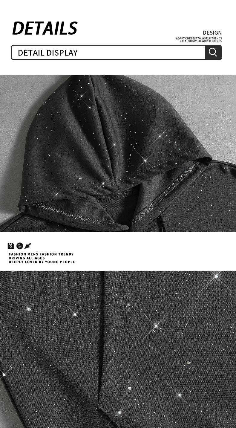 Men's Casual Knit Pullover Sweatshirt with Drawstring Adjustable Hood, Kangaroo Pocket Design, Suitable for Trendy Themed Parties, Outings, Street Dance, Daily Commutes, Outdoor Sports, Ideal for Autumn and Winter Wear Hoodie