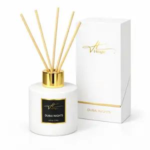 Dubai Nights Reed Diffuser – Oud, Rose & Sandalwood · 4oz