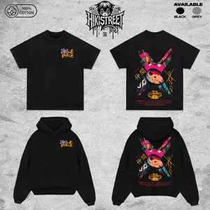 Tony Tony Chopper Acid Washed T-Shirt Unisex Oversized Anime Manga T-Shirt Heavyweight Cotton Tee for Anime Fans, One Piece merch, T-shirt anime gift, Anime Streetwear, graphic tees