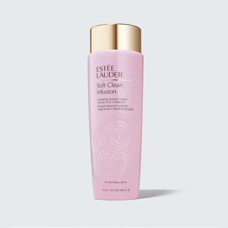 [Estée Lauder] Soft Clean Infusion Hydrating Essence Treatment Lotion | Toner with Amino Acid + Waterlily