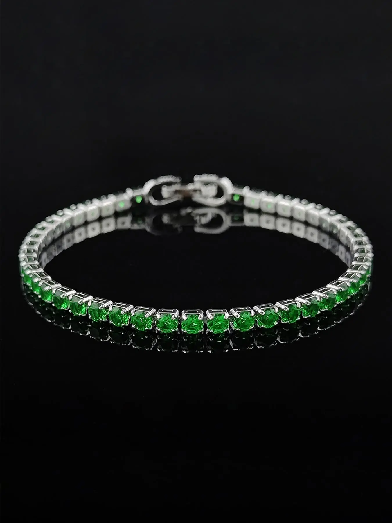 Fashion Rhinestone Embellishments Copper Material Bracelet, Cubic Zirconia Decor Bangle, Exquisite Trendy Bracelet, Perfect for Daily Decoration, Trendy Jewelry Accessories for Men Women, Trendy Jewellery Accessories, Cuban Link Bracelet