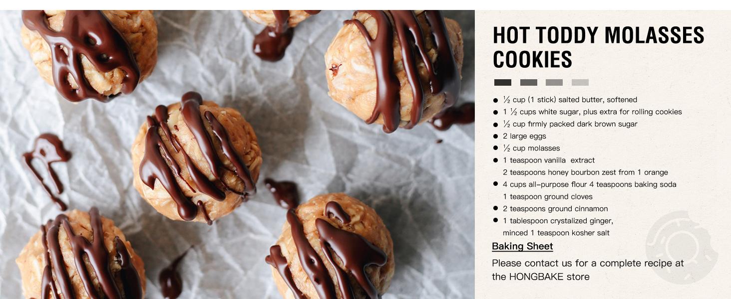 [BF&CM]HONGBAKE Diamond-Texture Baking Sheet Pan Set, Non-Stick Cookie Sheets, Teflon-Free Heavy Duty Bakeware - 3 Sizes, Baker, Pink Kitchenware Cooking