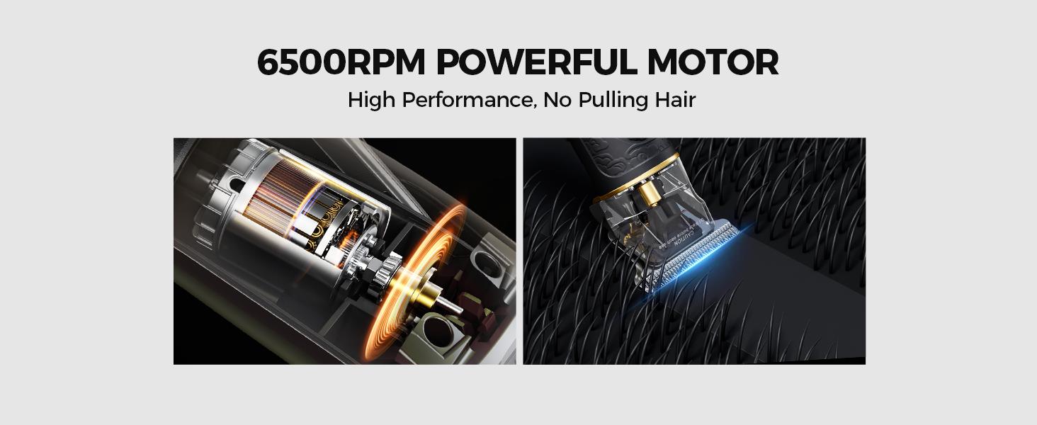 GLAKER Cordless Hair Clipper Kit – Hair Trimmer for Men, Sharp Blades, LED Display, 15 Guide Combs, Travel Case, and Storage Comfort - 6026 GLAKER Cordless Hair Clipper Kit – Hair Trimmer for Men, Sharp Blades, LED Display, 15 Guide Combs, Travel Case, and Storage Comfort - 6026