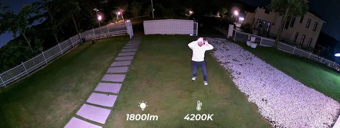 Reolink Duo Floodlight PoE 4K Security Camera with Dual Lens for 180° Field of View,1800 Lumen Floodlights Smart Detection Easy Installation IP Camera