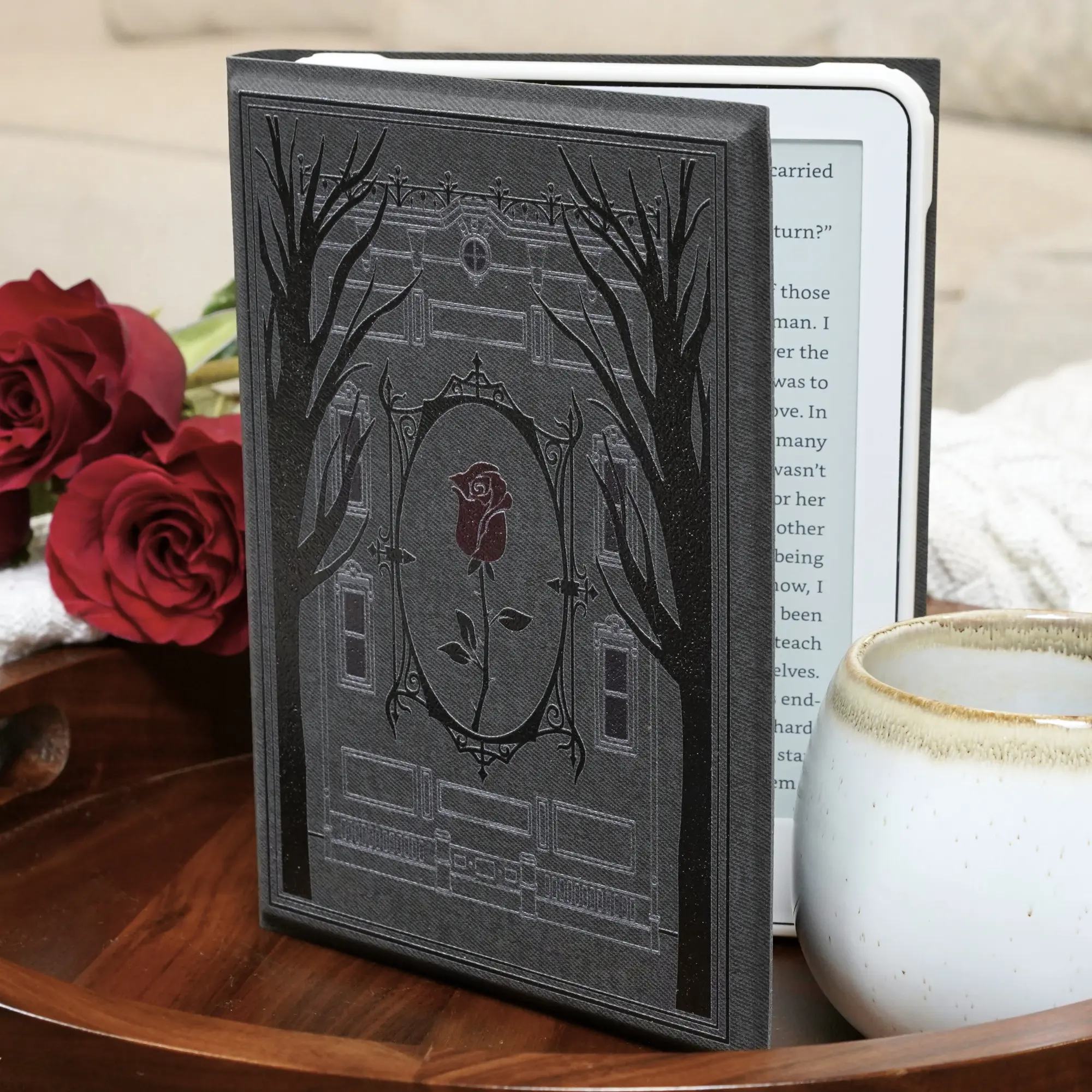 Bookish Kindle Case: Only a Window Between Us | For Kindle Basic, Paperwhite, & Colorsoft with MagSafe Compatible Magnetic Shell & Built-In Stand