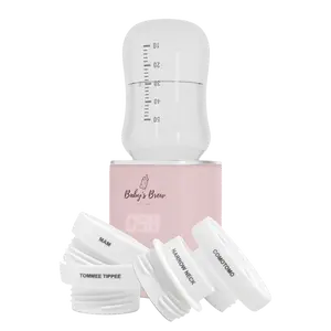 Pink 3.0 Portable Bottle Warmer Adapter Set (Warmer + Four Adapters)