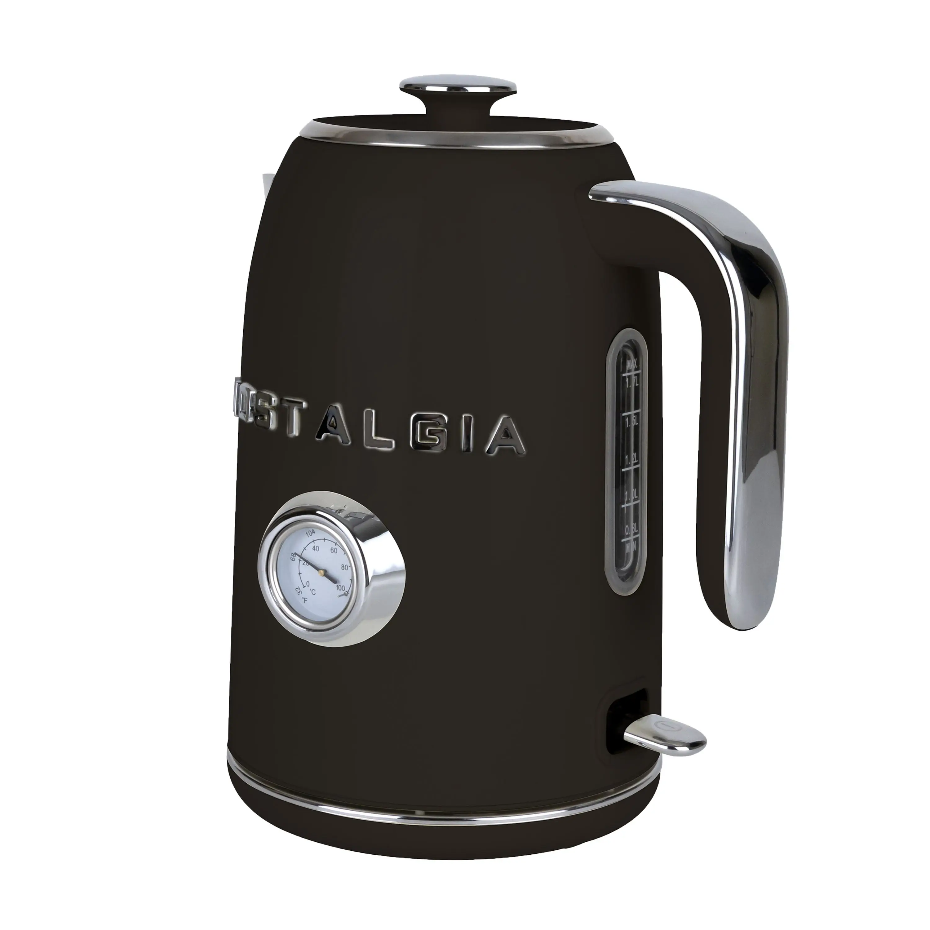 Retro Look Electric Water Kettle - Kitchen Appliances, 1.7L, Metal Body, Boils Water Quickly