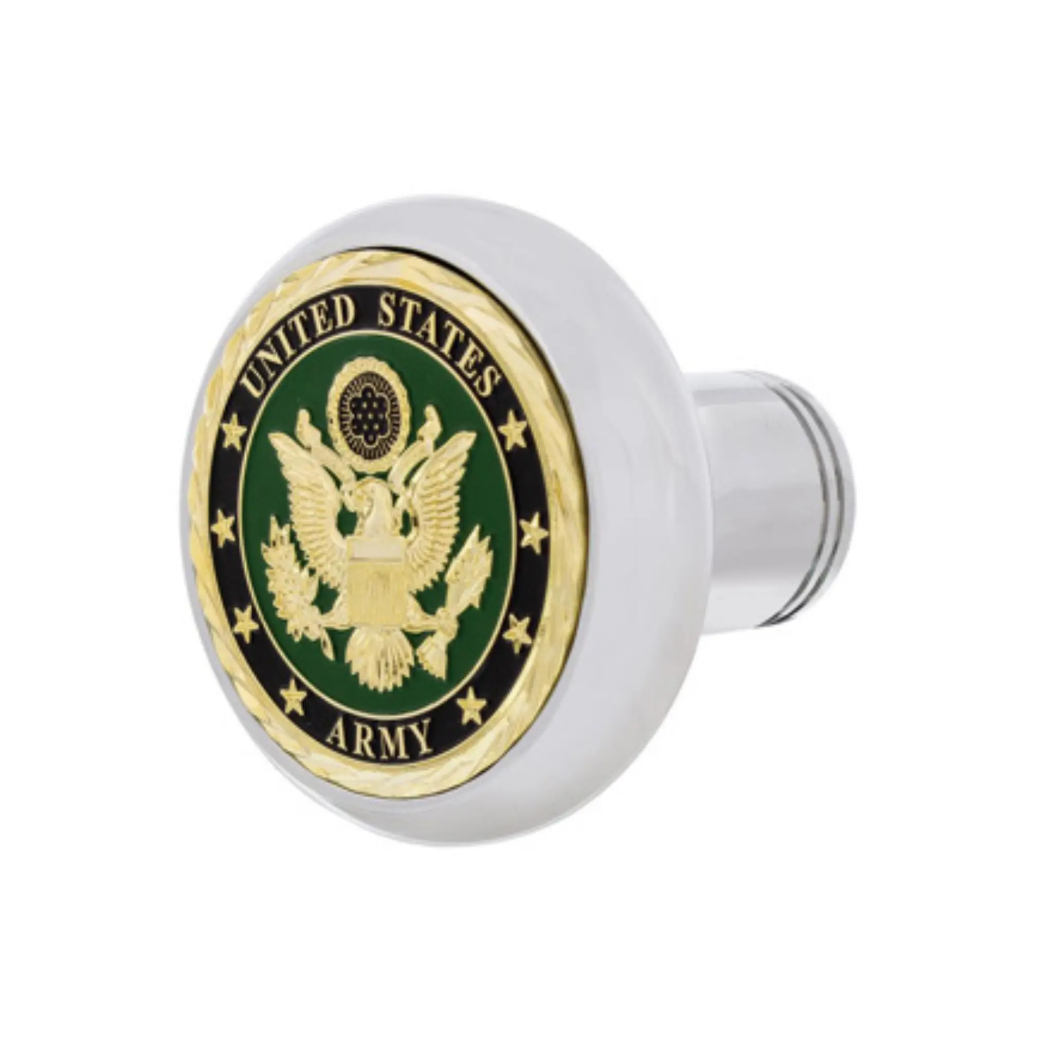 United Pacific – Army Military Medallion Air Valve Knob, Door Hardware