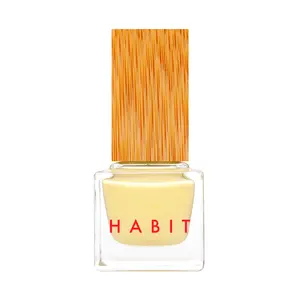 Habit Cosmetics | Nail Polish Breathable Bio based Yellow shades Vegan, Cruelty Free, 21 Toxins Free, 0.3 Oz For Manicure, Fast Drying, Streak Free, Long lasting with Hibiscus and Samphire Extract Salon Quality Cutics