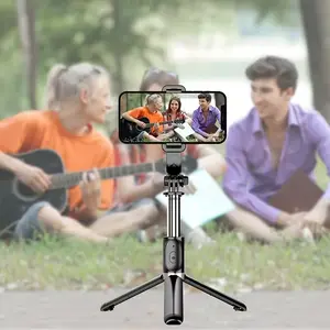 40″ Extendable Selfie Stick Tripod with Wireless Remote – 360° Rotatable Phone Stand for Live Streaming & Vlogging