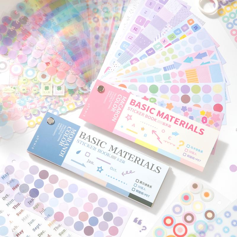 20 Sheets Cute Cartoon Sticker Book – INS Style Cute Stickers for Journaling,Junk Journal, Scrapbooking,DIY Crafts,planner sticker set,TikTokShopJumpstartSale