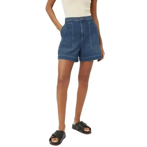 Imily Bela Women's Casual Jean Shorts High Waisted Denim Shorts Wide Leg Summer Shorts with Pockets