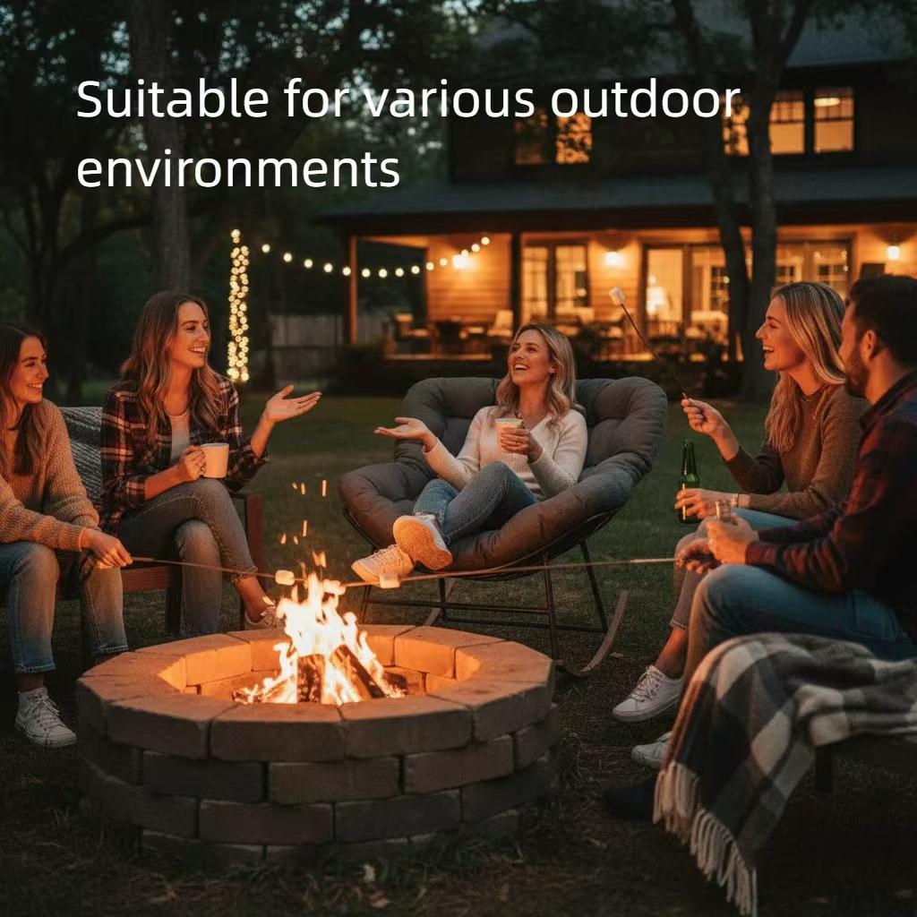 Indoor & Outdoor Royal Rocking Chair – Soft Padded Cushion & Sturdy Steel Frame for Ultimate Comfort & Relaxation