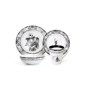 The Nightmare Before Christmas 16-Piece Ceramic Dinnerware Set