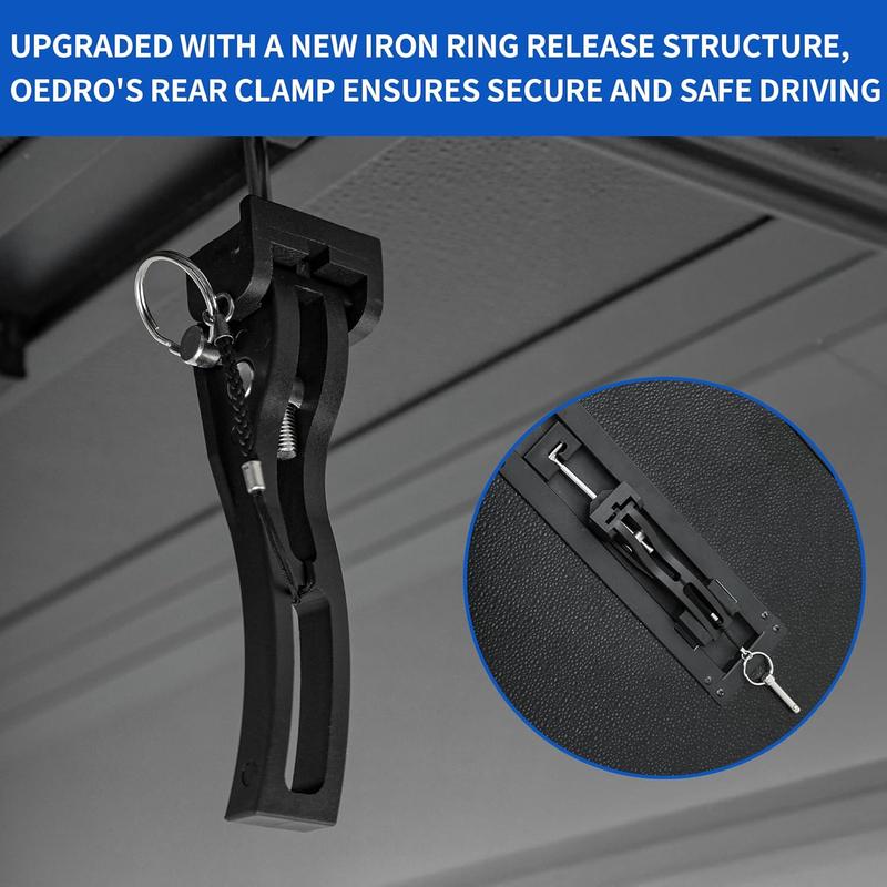 [Fits 2017-2026 Honda Ridgeline] 5 Ft Bed, FRP Hard Tri-fold Truck Tonneau Cover