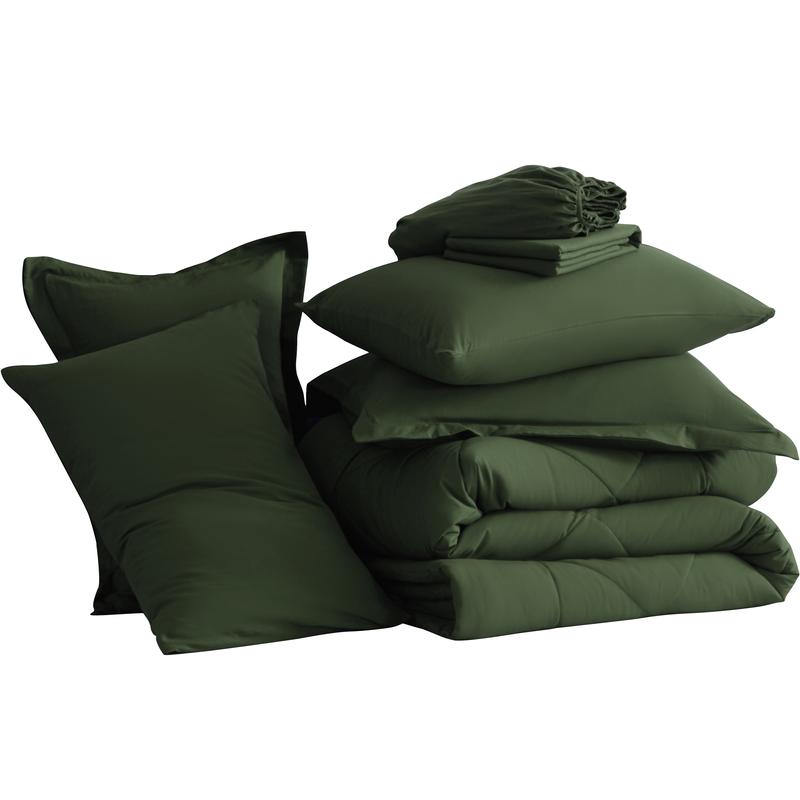 Bedsum 7-Piece Microfiber Bed Sheet Set - Ultra Soft, Hotel Luxury Bedding Collection