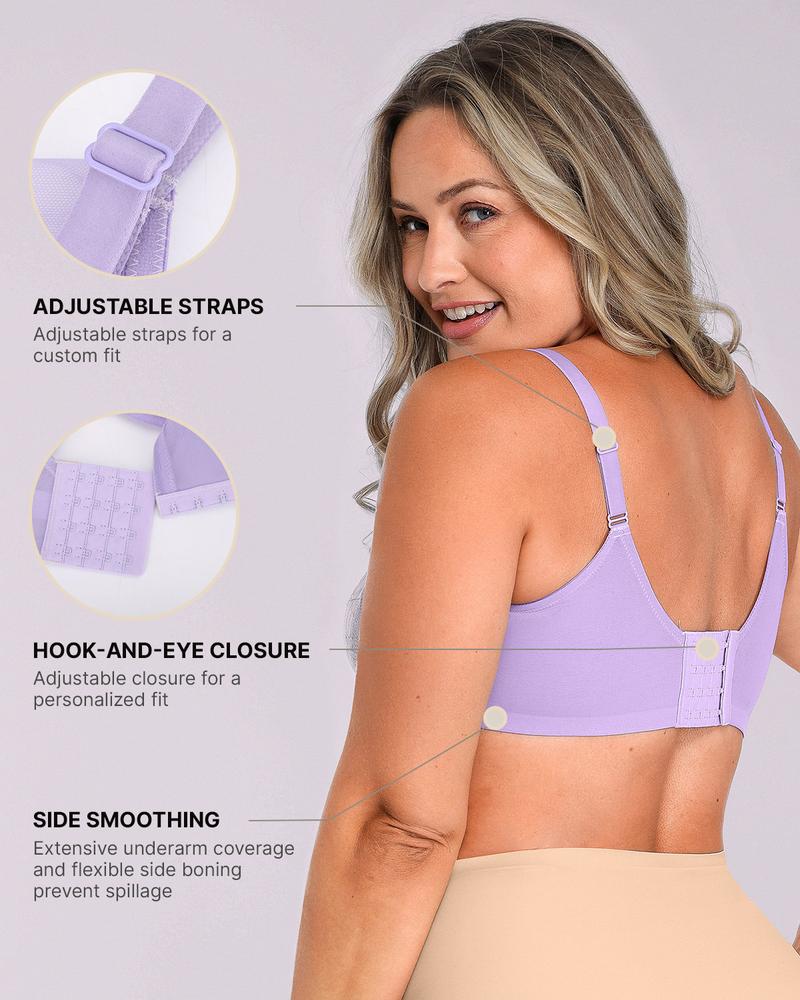 Shapellx Bare Essentials AirSlim Unlined Lace Underwired Uplift Bra