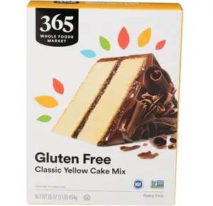 365 by Whole Foods Market, Gluten Free Yellow Cake Mix, 16 Ounce