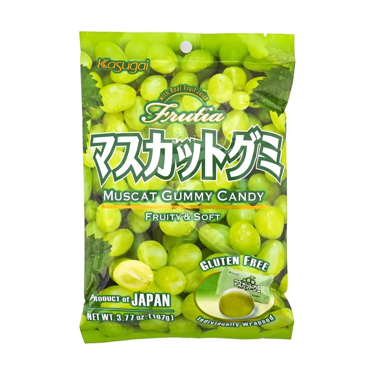 KASUGAI Muscat  Jelly Gummy Candy  107g