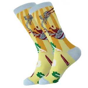 Ramen Socks from the Sock Panda (Adult Medium - Women's Shoe Sizes 5-10) Womenswear Cotton