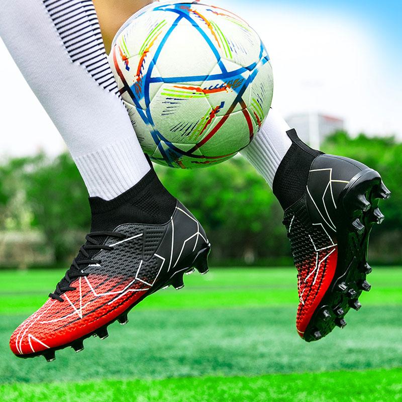 Ubetif Men's High Top Football Shoes, Breathable Comfortable Football Cleats, Professional Football Shoes, men football boot, outdoor competition