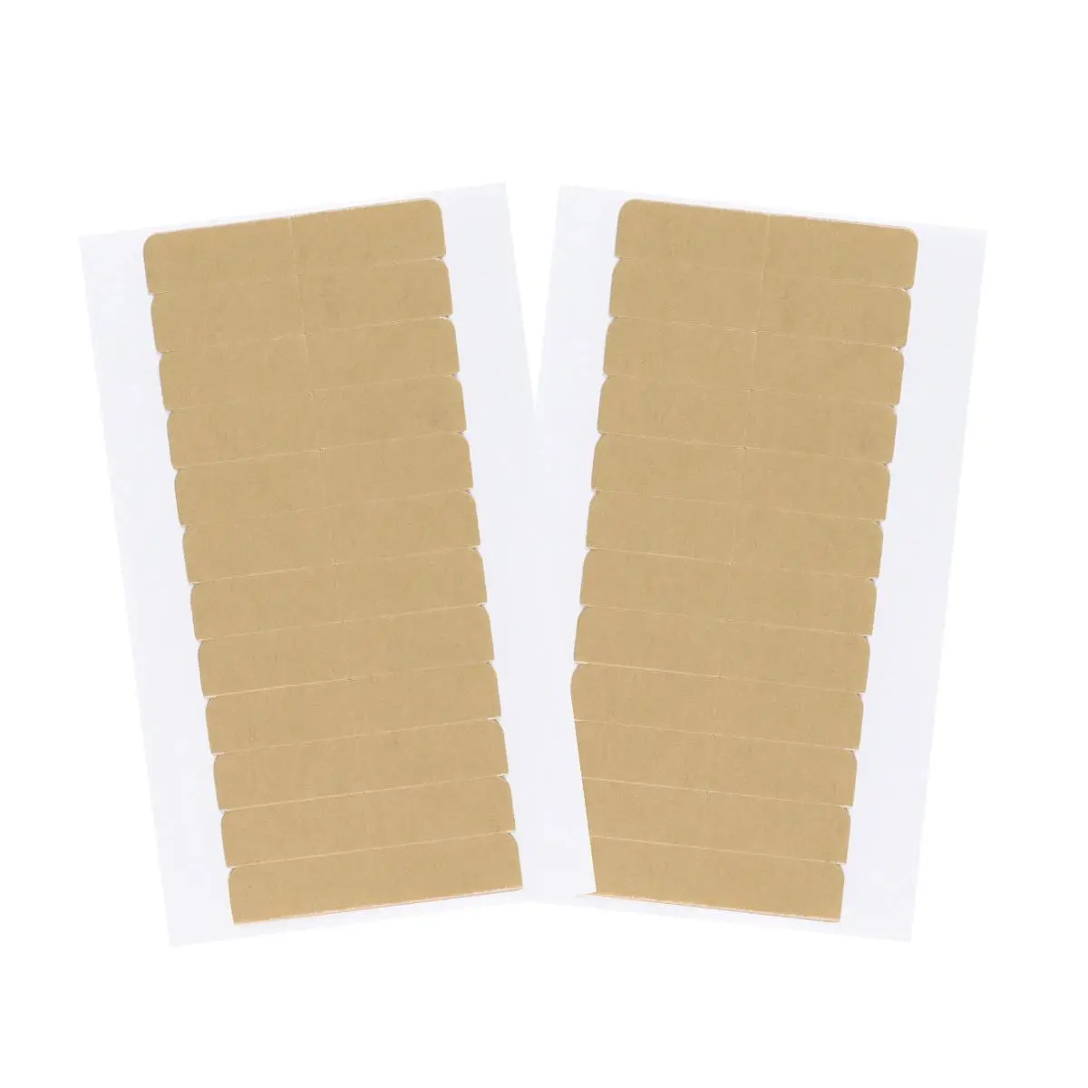 Hotbanana Hair Extension Tape 24pcs Double Sided Adhesive Replacement Tape Professional Strong Tapes for Tape in Hair Extensions 1.6 * 0.3inch per Piece Summer Hairstyles