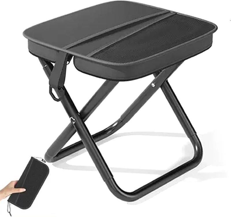 Camping Chairs, 1.2 lbs ultra light, Max Load Capacity 250lbs, Portable outdoor folding chair with pocket, For Queuing, Fishing, Hiking Tours, Outdoor Activities Camping Accessories, Camping supplies, best New Year's Day gift