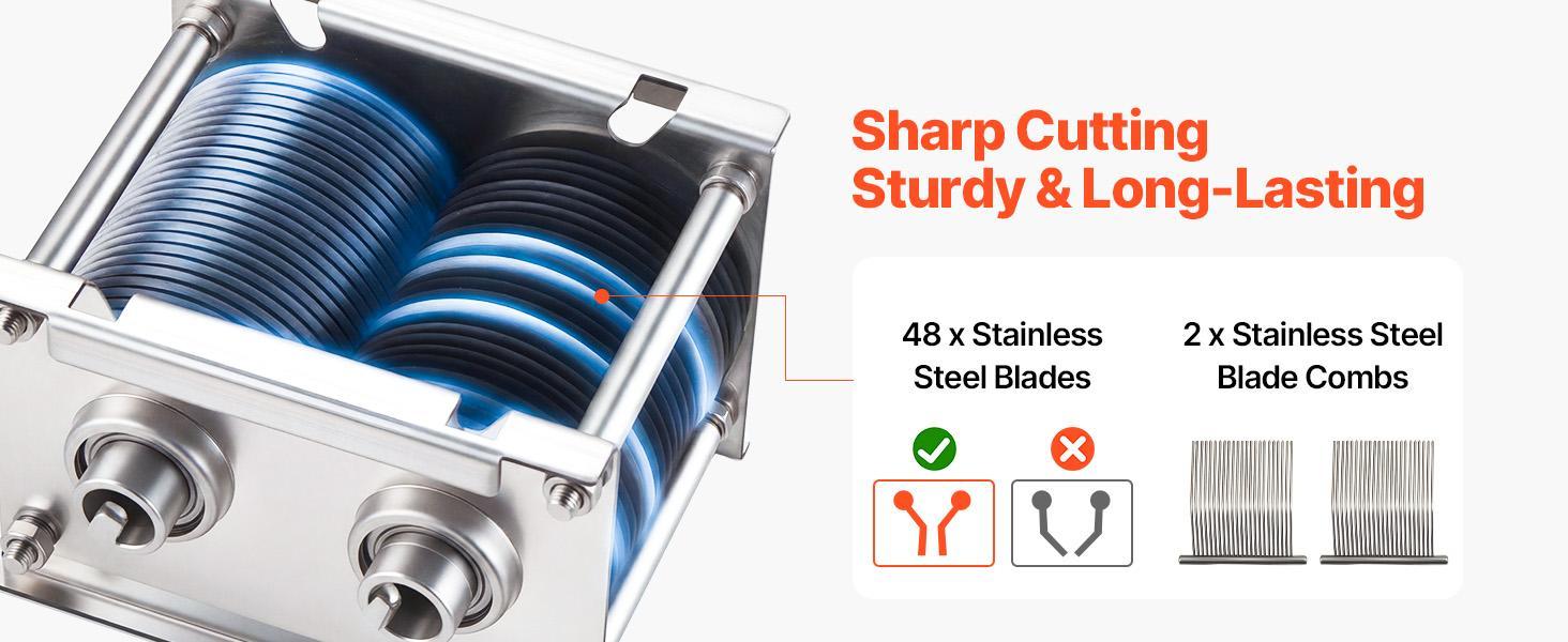 Sharp stainless steel blade assembly