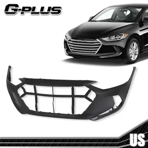NEW Front Bumper Cover Replacement Fit for 2017-2018 Hyundai Elantra Sedan US Replacement Decoration