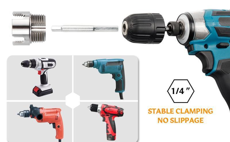 3 Pcs Integrated Internal & External Pipe Threading Tool, Dual-Function Pipe Thread Cutting Tool for 1/2" & 3/4"& 1" PVC/Plastic Pipes, Electric Drill Compatible Pipe Threader Kit oxygen sensor wrench