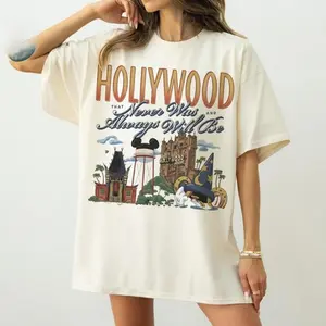 Youth and Adult Magic Kingdom Hollywood That Never Was and Always Will Bee Shirt, Hollywood Studios Matching Tee, Mouse Magic Shirt