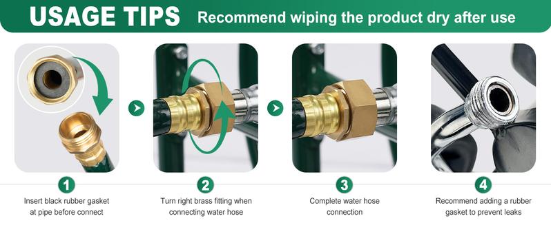 VINGLI Garden Hose Reel Cart, Lawn Water Planting Cart with Wheels, Heavy Duty Outdoor Yard Water Planting Truck Holds 250-Feet of 5/8-Inch Hose with Storage Basket for Patio Farm(Green)