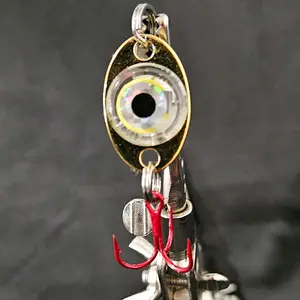 Flashing Ice Fishing Spoon (water activated)