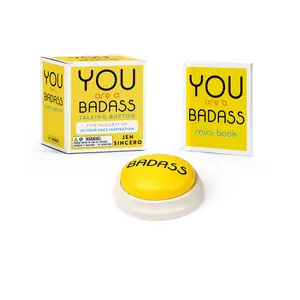 You Are a Badass® Talking Button by RP Minis [Novelty Gift]