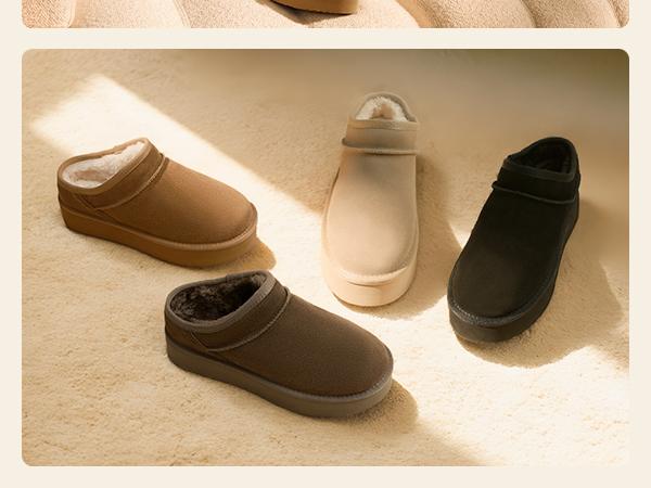 Dream Pairs FuzzyEasy Slip-On Suede Ankle Bootie-Slippers – Faux-Fur Lining, Indoor/Outdoor Memory-Foam Cushion Dream Pairs FuzzyEasy Slip-On Suede Ankle Bootie-Slippers – Faux-Fur Lining, Indoor/Outdoor Memory-Foam Cushion