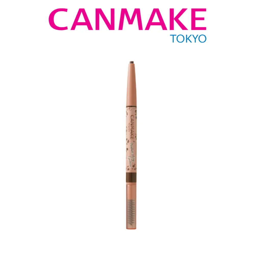 CANMAKE Perfect Airy Eyebrow Pencil, Water Proof, Cosmetic, Makeup, Soft Brows, Talc, Stay Put, Long-Lasting