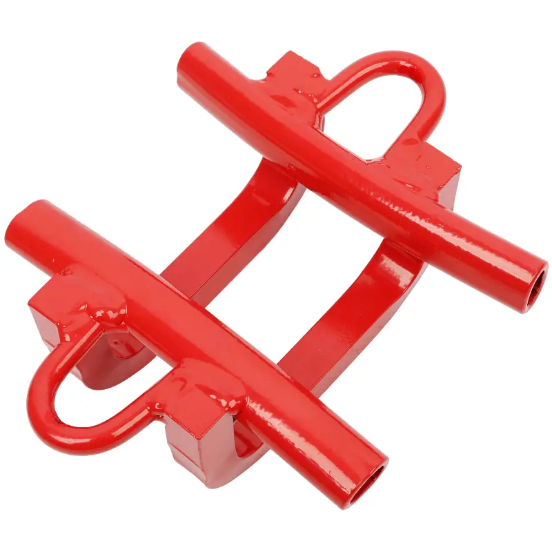 6 Inch Steel Dent Repair Tool, Red Powder-Coated Body Panel Puller with Contoured Design, Automotive Repair Tool for Dent Removal, Quarter Panel Restoration