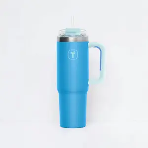 Big T Tumbler Stainless Steel Cup 37 or 21 oz with Leakproof Flip-Top Lid & Straw Opening for Hot or Cold Drinks Double-Walled Design for 2 Hours Hot, 11 Hours Cold  Beverage Water Bottles Drinkware Coffee