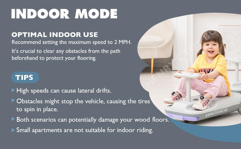 Kidscleancar 3-in-1 Electric Ride-On Go Kart – Fun Riding & Floor-Cleaning Toy (Perfect Gift for Ages 3-8) Low Center Of Gravity Indoor Outdoor Safety