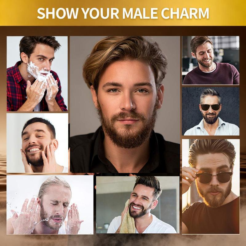 2pcsUltra Potente Beard StimulatingVDay DealsBalm 100ml MoisturizesStrengthens HairCare Balsamo Para Crecimiento de BarbaNourish Repair Volumize100ML