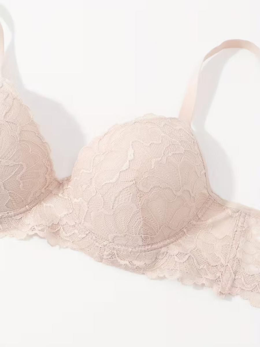 6pcs Stylish Lace-Up Push-Up Bras with Underwire - Non-Slip, Gathered Design to Create a Flattering Figure, Adult Sizes, Assorted Colors (Black, Red, Blue, Gray, White), Everyday Comfort| Gathered Lingerie| Nonremovable Paddin