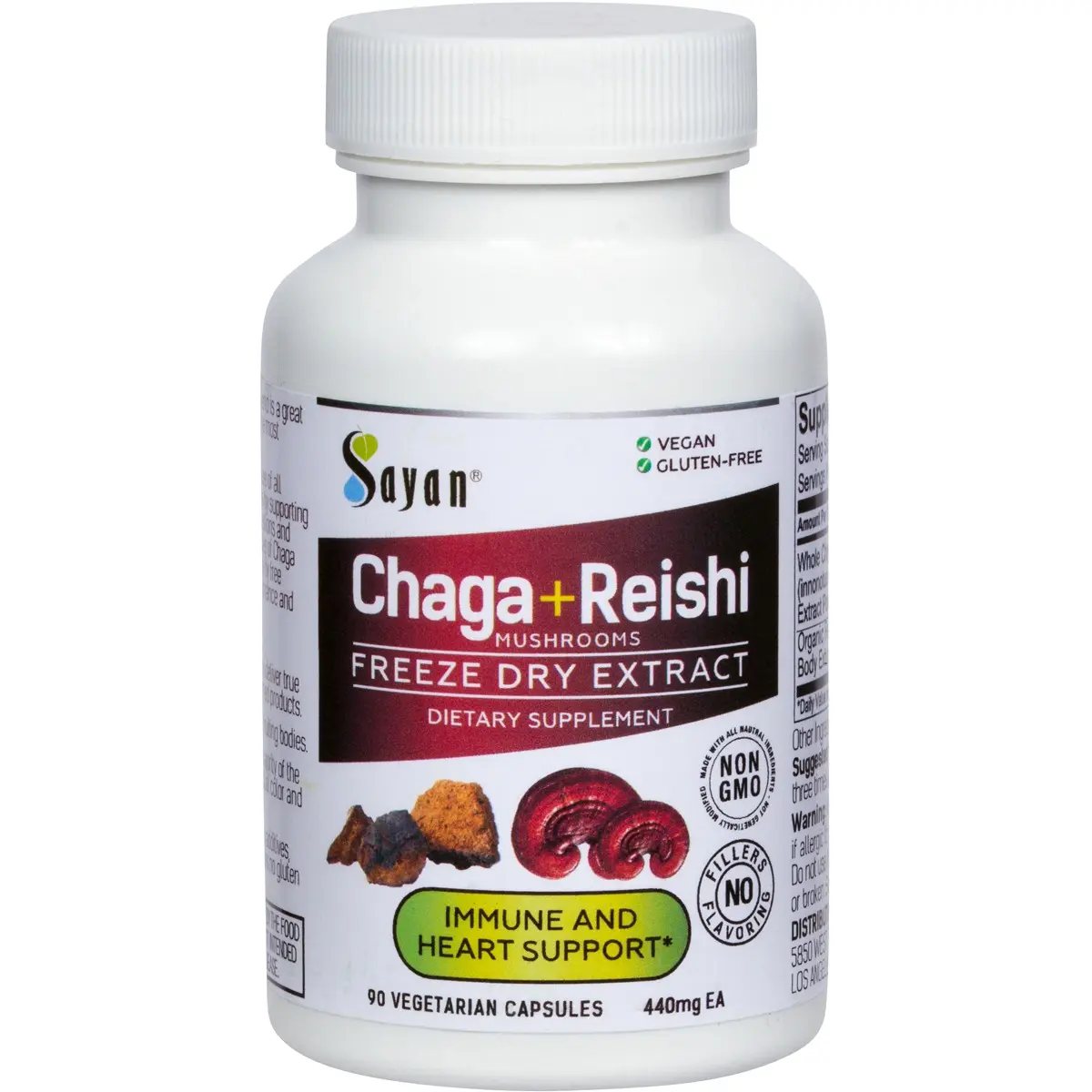Chaga Extract plus Reishi Extract Capsules*