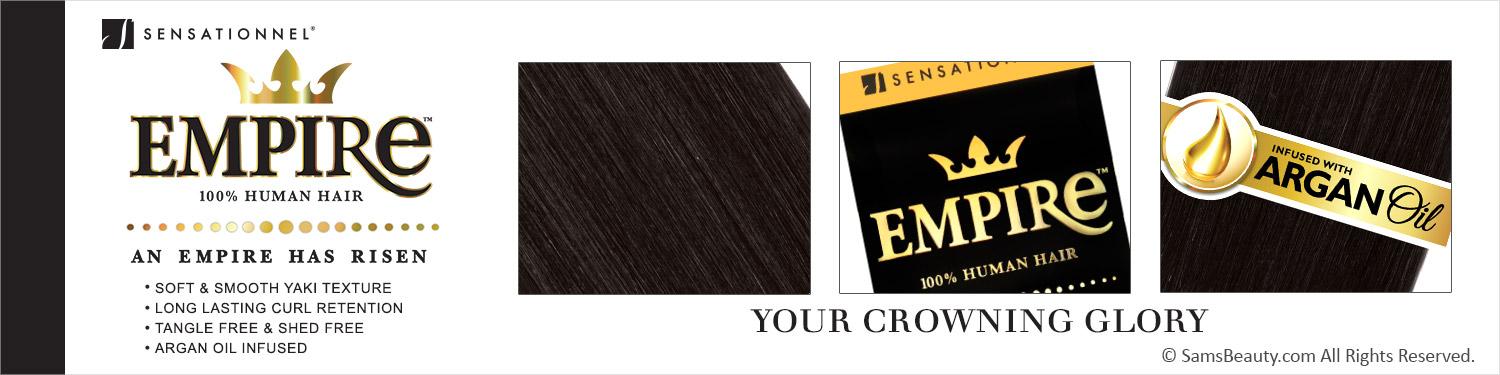 Sensationnel Human Hair Weave Empire Yaki Weaving