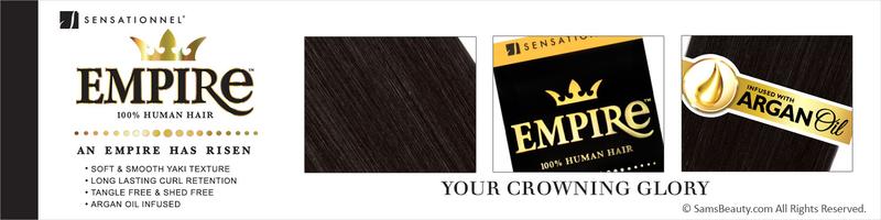 Sensationnel Human Hair Weave Empire Yaki Weaving
