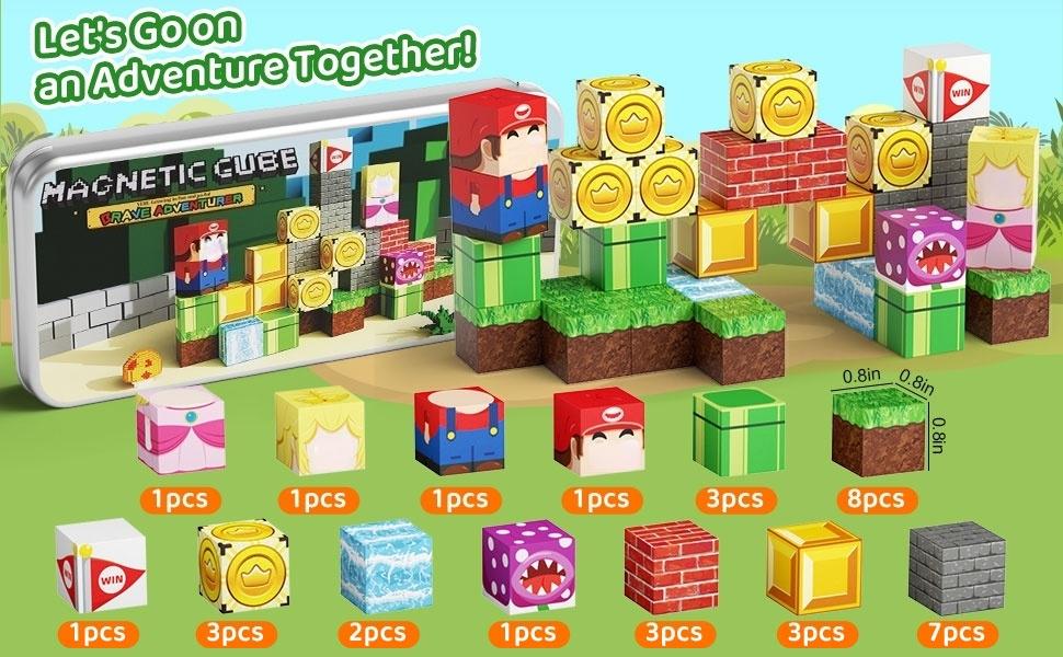 Hotfree Mini Magnetic Building Blocks 35PCS, Montessori Educational Magnetic Cubes STEM Toddler Learning Set with Iron Storage Box, Travel Airplane Activities Toys, Portable Construction Toys, Easter Toy Birthday Christmas Gift for Kids Boys Girls 3-8 Hotfree Mini Magnetic Building Blocks 35PCS, Montessori Educational Magnetic Cubes STEM Toddler Learning Set with Iron Storage Box, Travel Airplane Activities Toys, Portable Construction Toys, Easter Toy Birthday Christmas Gift for Kids Boys Girls 3-8