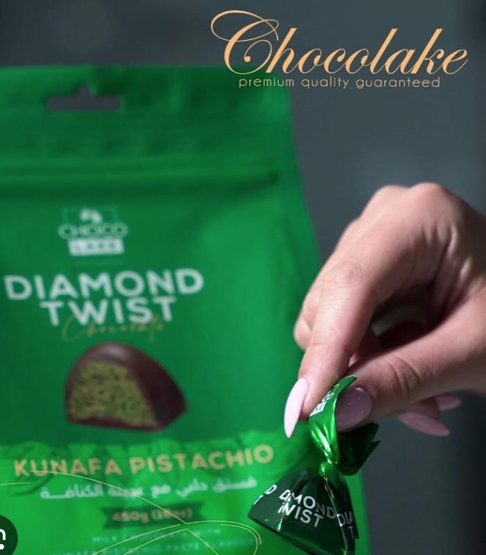Mini Dubai Chocolate Twists PISTACHIO KUNAFA (BIG PACK)