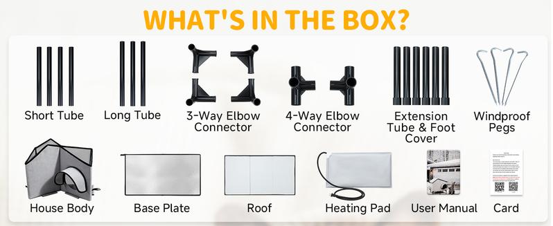 Heated Outdoor Cat House 100% Weatherproof Cat Shelter for Winter, Durable and Warm Cat Houses for Outdoor Cats, Ideal for Feral, Stray, and Barn Cats